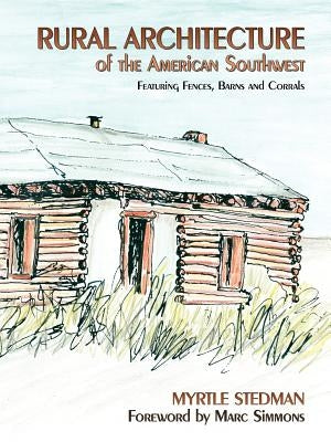 Paperback book titled Rural Architecture by Sunstone Press featuring illustrations of traditional rural building designs.