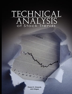 Paperback book titled "Technical Analysis of Stock Trends" by WWW.Therichestmaninbabylon.Org showing a cover with stock charts and financial graphs.