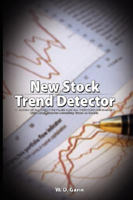 Paperback book titled "Trend Detector: 1929-1935 Panic and Bull Market" with a plain cover, focusing on stock market analysis.